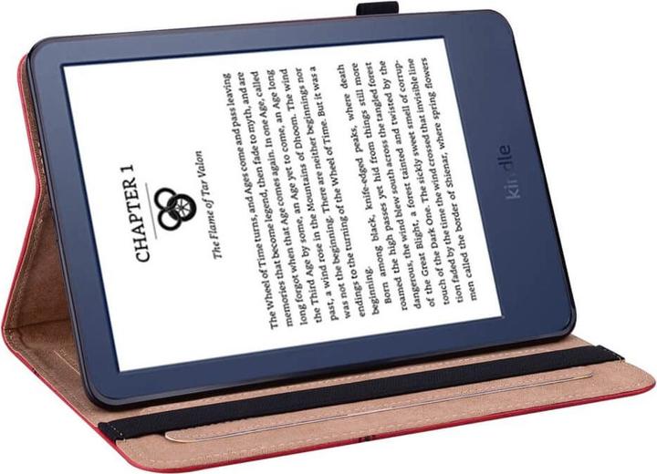 Actual product image Cover-Discount Kindle 2022 (6.0 / 11.Gen) - Case with card holder red