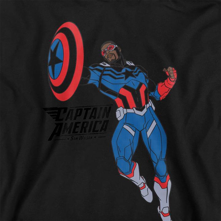 Produktbild Captain America Kapuzenpullover Zum Überziehen (128)