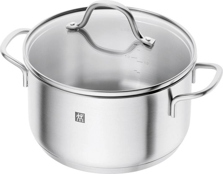 Produktbild Zwilling 1009154 TrueFlow Kochtopfset (24 cm, Pfannenset + Topfset, Edelstahl)