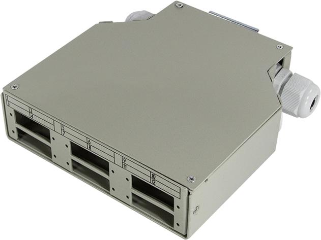 Produktbild LogiLink LWL Hutschienen Spleiábox fr LC- oder SC-Kupplung