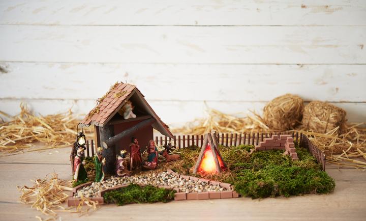 Actual product image VBS LED Campfire, Wood, approx. 8x6x10cm