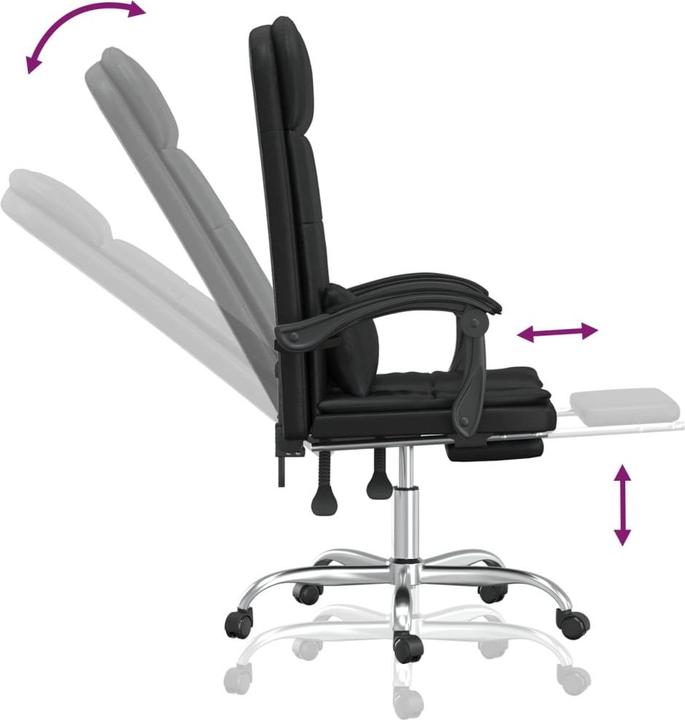 Image du produit vidaXL Massage-Bürostuhl (46.50 - 56 cm)