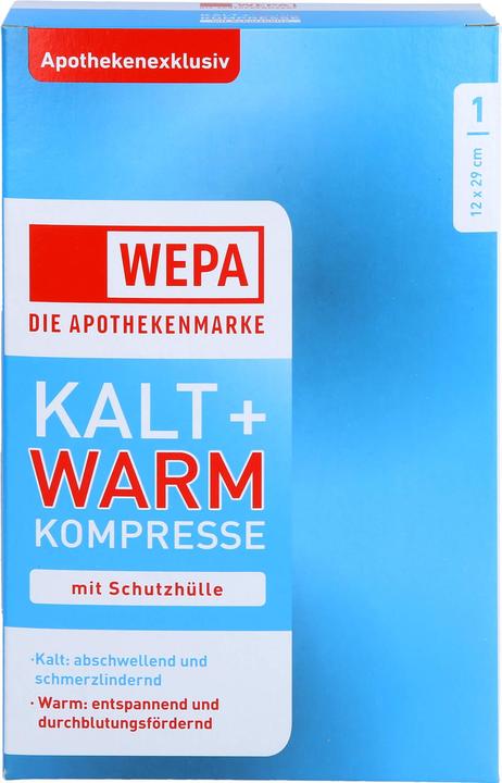 Actual product image Wepa Cold + Warm compress with protective cover 12 x 29 cm, 1 pc. compresses (1x)