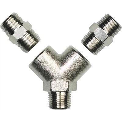 3M, Atemschutzmaske, Aircare 2-fach-Kupplung-3/8"IG Adapter m.3/8"AG, einzeln (1 x)