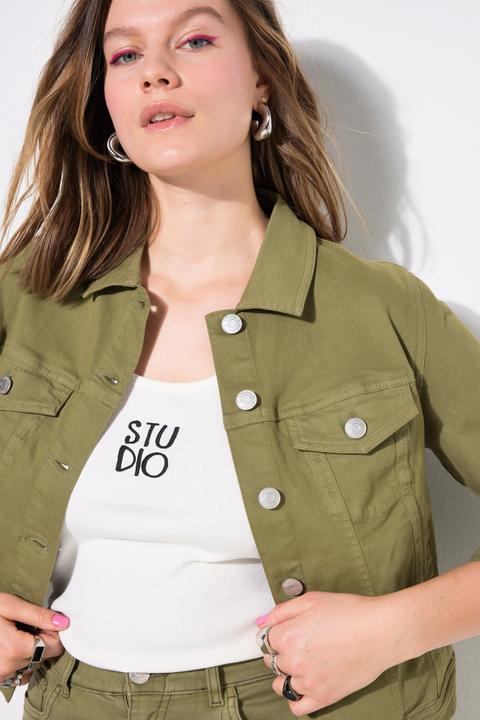 Image du produit Studio Untold Veste en jean 4 poches, tissu sergé, coupe Regular (58)