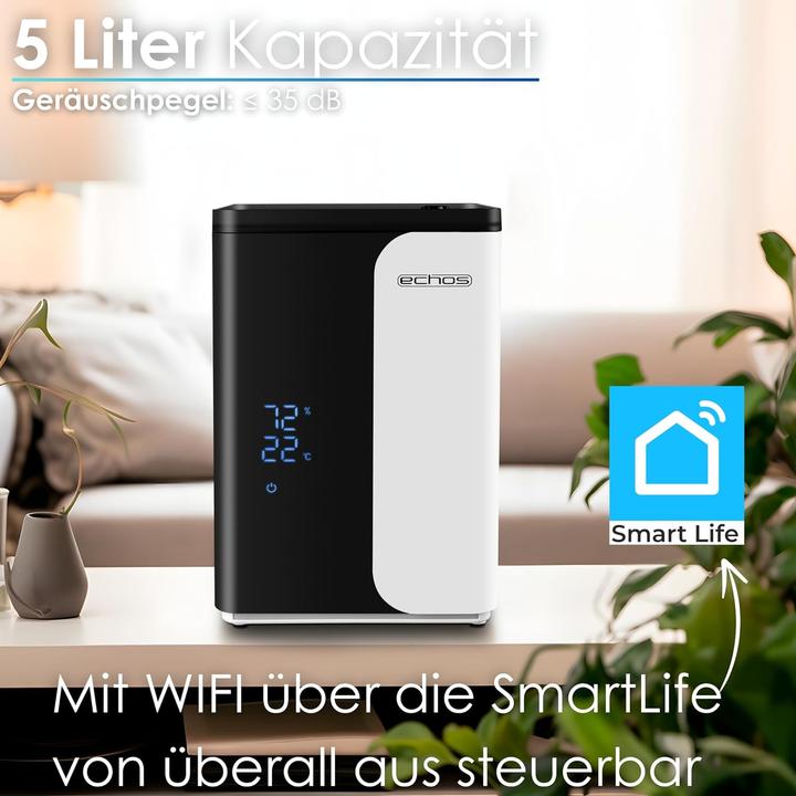 Produktbild Smart Luftbefeuchter mit HEPA-Filter und App-Steuerung (40 m²)
