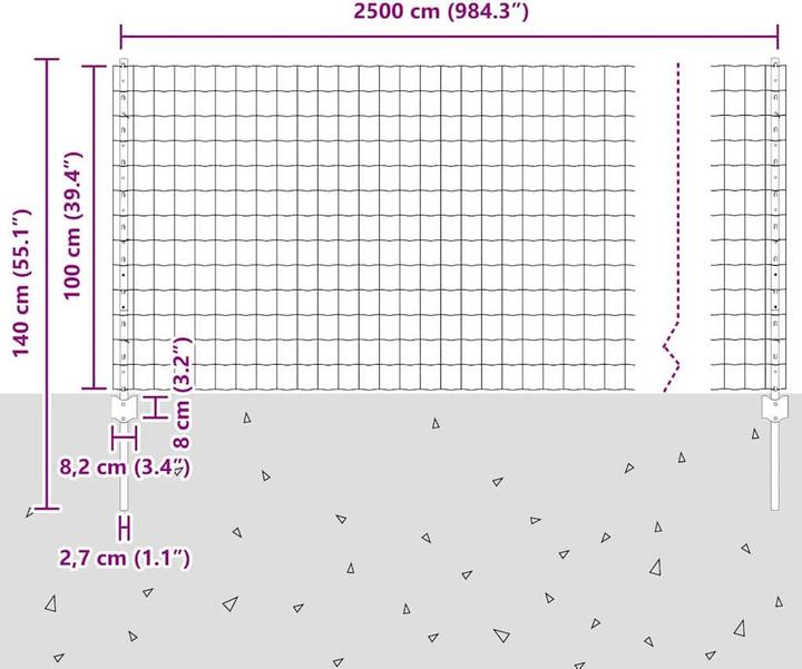 Produktbild vidaXL Aussenbarriere