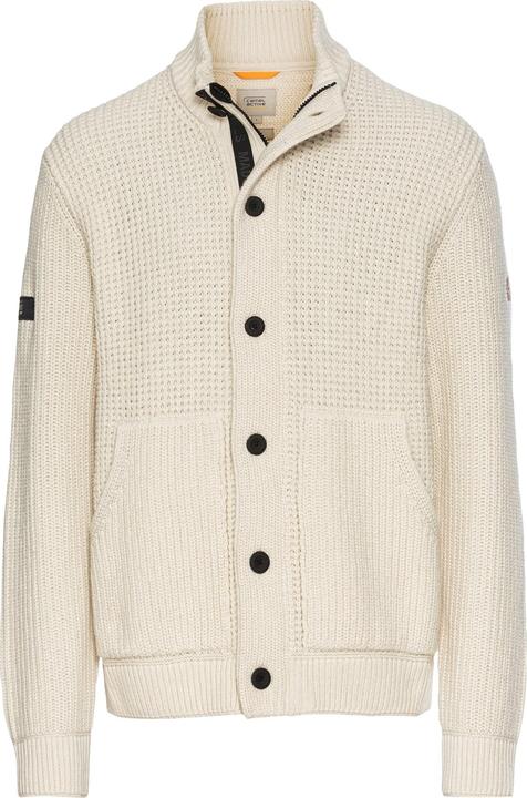 Camel Active Cardigan con zip nascosta