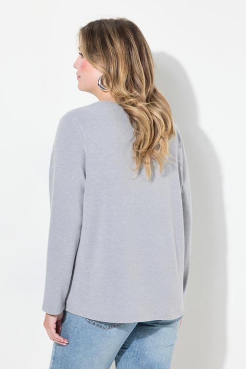 Immagine prodotto Miamoda Pullover, A-Linie, Spitzeneinsatz, Langarm (46, 48)