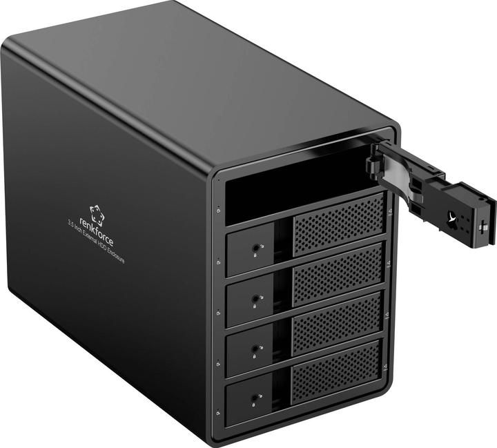 Produktbild Renkforce RF-6647600 8.9 cm (3.5 Zoll) Festplattengehäuse 5 Bay 3.5 Zoll USB-A (