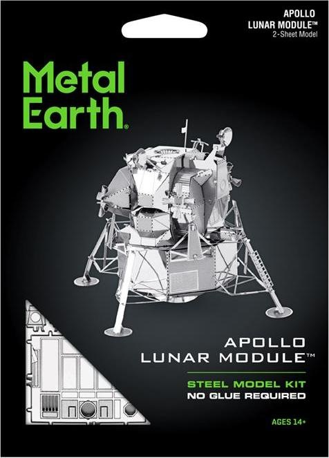 Actual product image Metal Earth Apollo Lunar Module Silver Edition