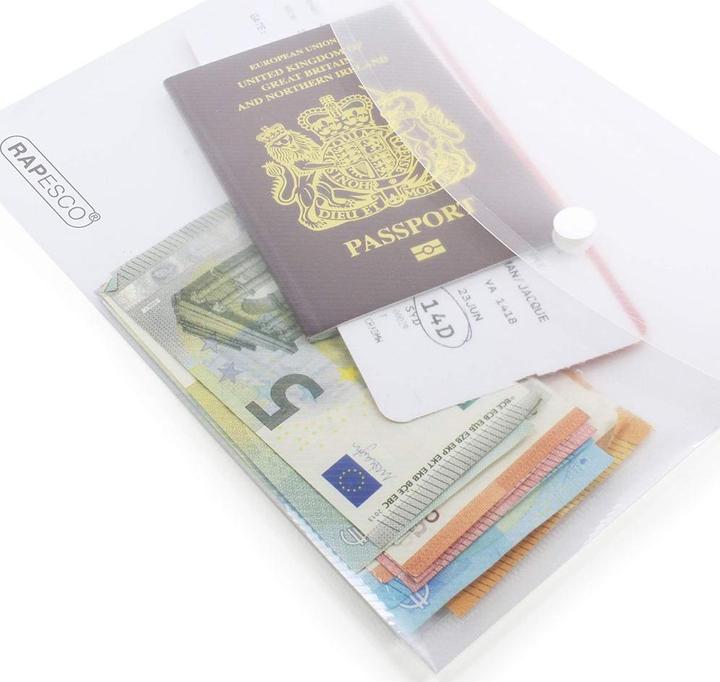 Produktbild Rapesco Dokumentenmappe A5, Transparent, 25 Stück (A5, 25x)
