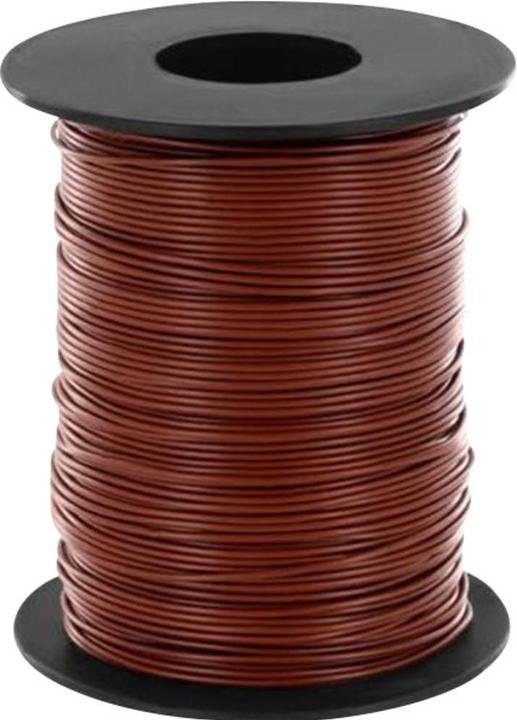 Produktbild Donau Kupferschalt-Litze Braun 100 m Spule (100 m)