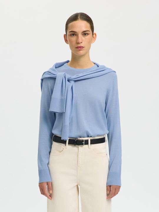 Produktbild Selected Slfthea Ls Knit Merino O-Neck Noos (S)