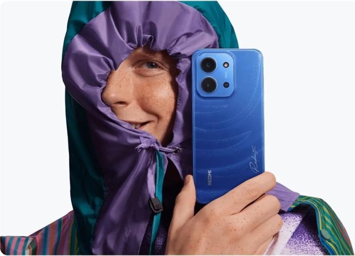 Actual product image Xiaomi Redmi 15C 4G (128 GB, Moonlight Blue, 6.90", Dual SIM, 4G)