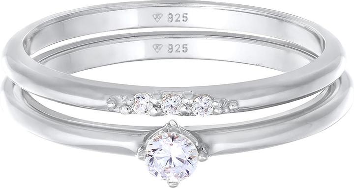 Produktbild Elli Kristall Ring (56, 925 Silber)