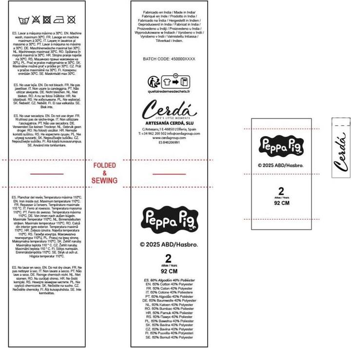 Image du produit Peppa Pig Kleid Rosa (104)