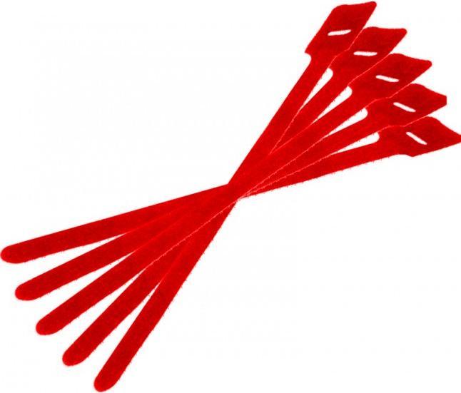Actual product image Klotz KKL325-3 Red (Velcro cable ties, 5 pcs.)