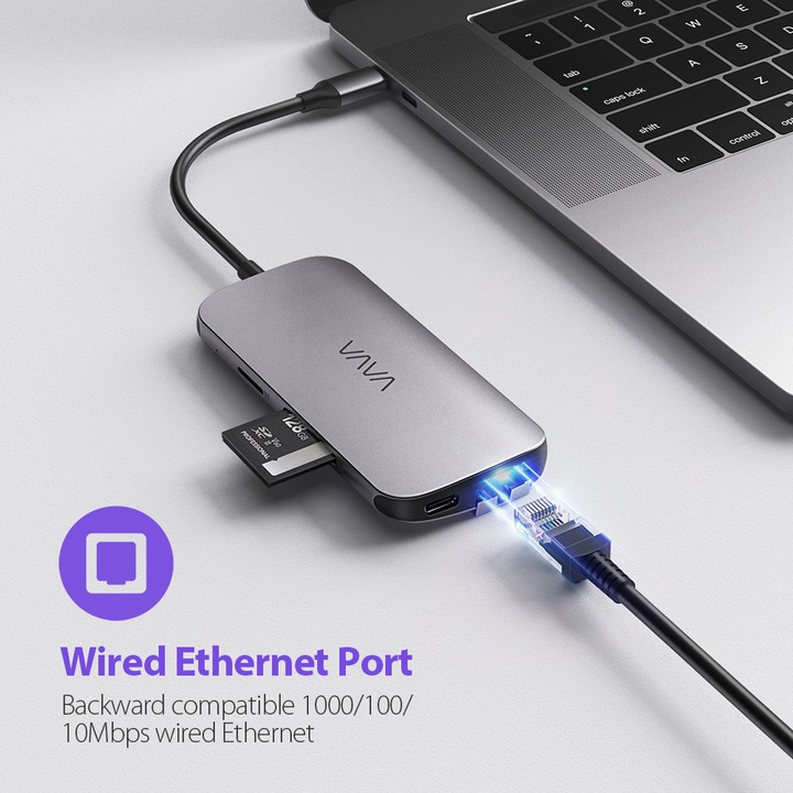 Immagine prodotto Vava VA-UC006 (USB-C, 3 Porti)