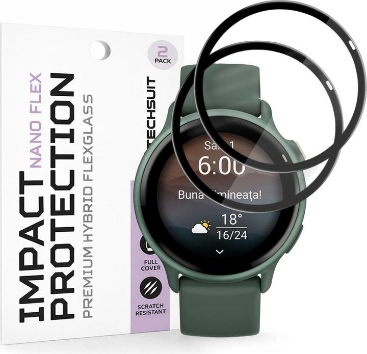 Immagine prodotto Techsuit - Nano Flex (2 pack) - Garmin vivoactive 6 - Black