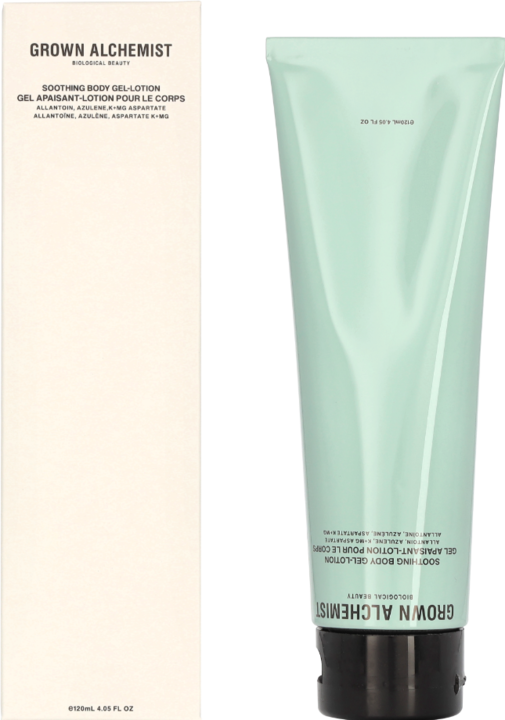 Produktbild Grown Alchemist GROWN Beauty - Soothing Body Gel: Allantoin, Azulene, K+MG Aspartate (Körpercreme, 120 ml)