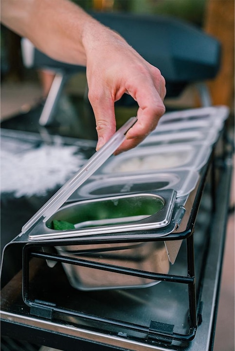 Actual product image Ooni Pizza topping station