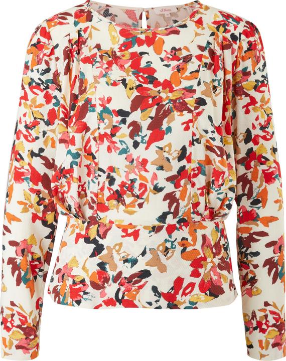 Immagine prodotto s.Oliver Bluse Musterbluse mit Smok-Detail (46)