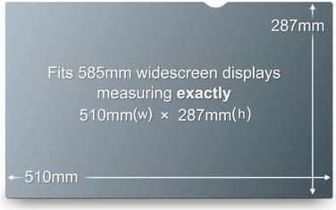 Produktbild 3M Blickschutzfilter für 58,40cm (23") Breitbild-Monitor (20.08", 16 : 9)