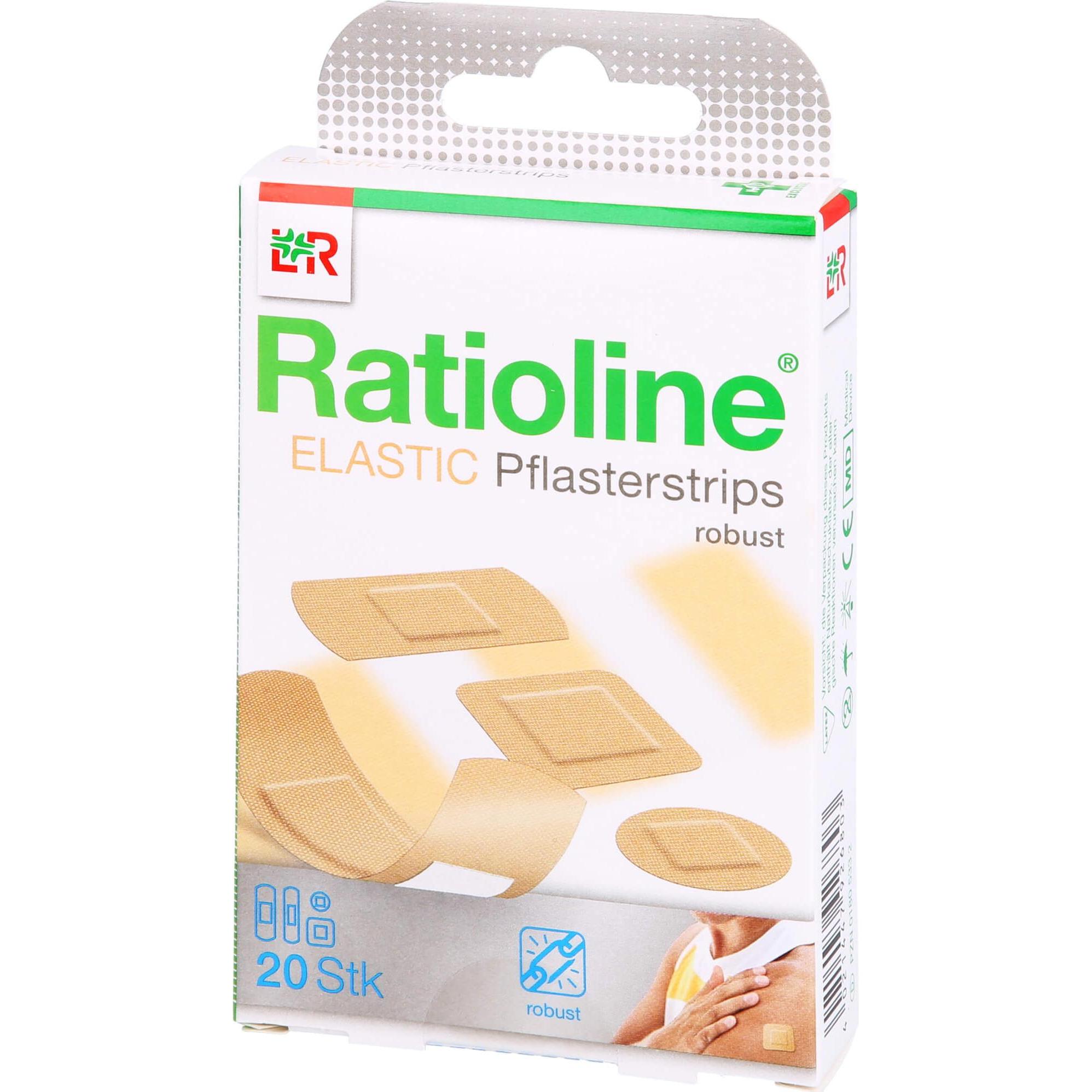 Thumbnail - Lohmann & Rauscher, Pflaster, Ratioline Pflasterstrips elastic, 20 St. Pflaster (20 x)
