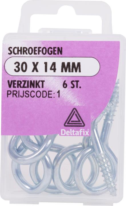 Image du produit Deltafix Piton à vis 30 x 14 mm