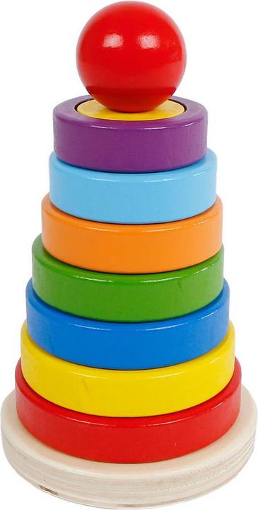 Actual product image Wooden stacking pyramid FSC, 16 pcs.