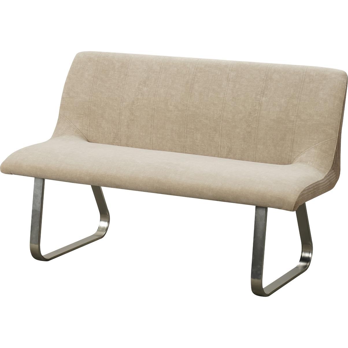 HTI-Living, Sitzbank, Bank 3-Sitzer Taupe Emrys (140 cm)