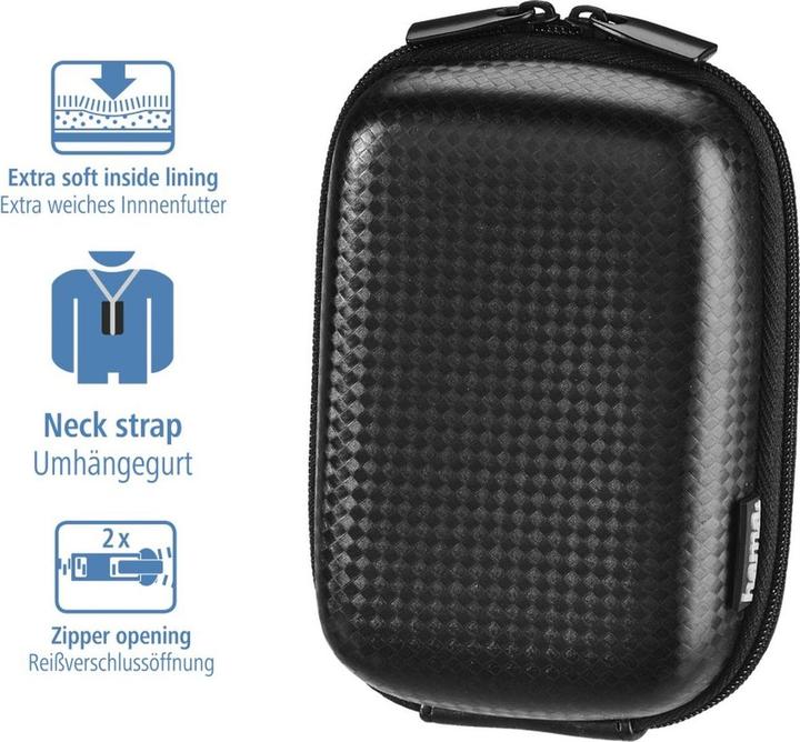 Produktbild Hama Hardcase Carbon Style (Kamera Etui, Kamera Bereitschaftstasche, 0.60 l)