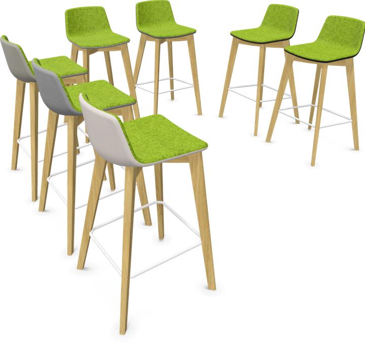 Actual product image Narbutas Twist & Sit Bar Stool