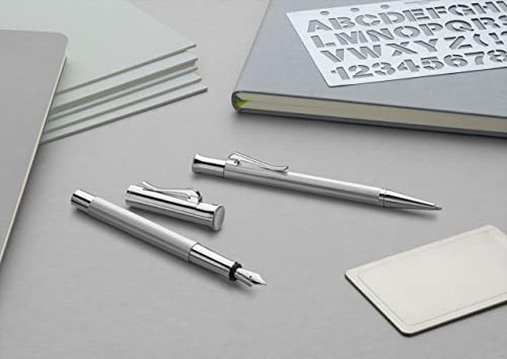 Produktbild Graf von Faber Castell Füllhalter Guilloche (rhodium) (Keine Farbe, 1 x)