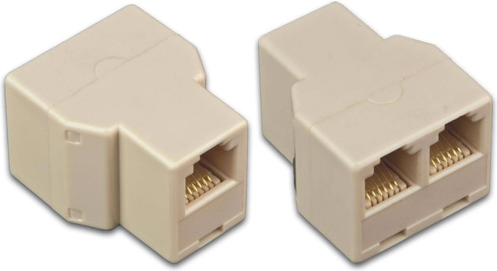 Immagine prodotto Wirewin Adattatore telefonico da presa RJ-45 a 2x RJ-45