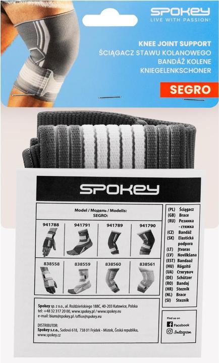 Produktbild Spokey Segro Pro bondage da ginocchio - size: UNI (One Size)