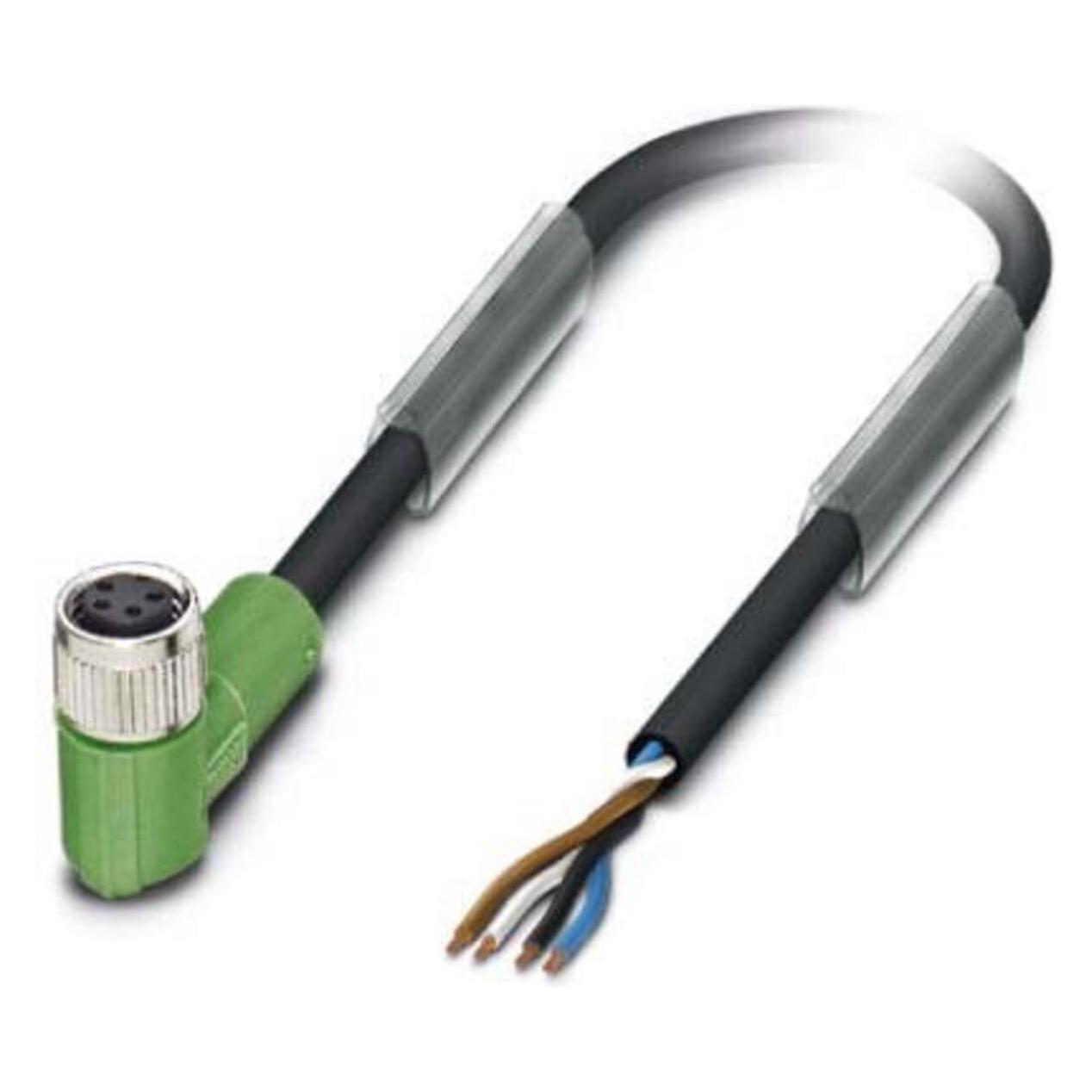 Phoenix Contact Nero Sac-4P- 5,0-Pur/M 8Fr, Cavo + Spina Elettrica,