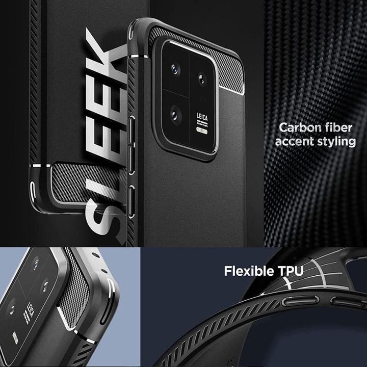 Immagine prodotto Spigen Custodia Rugged Armor per Xiaomi 13 Pro - nero opaco (Xiaomi 13 Pro)