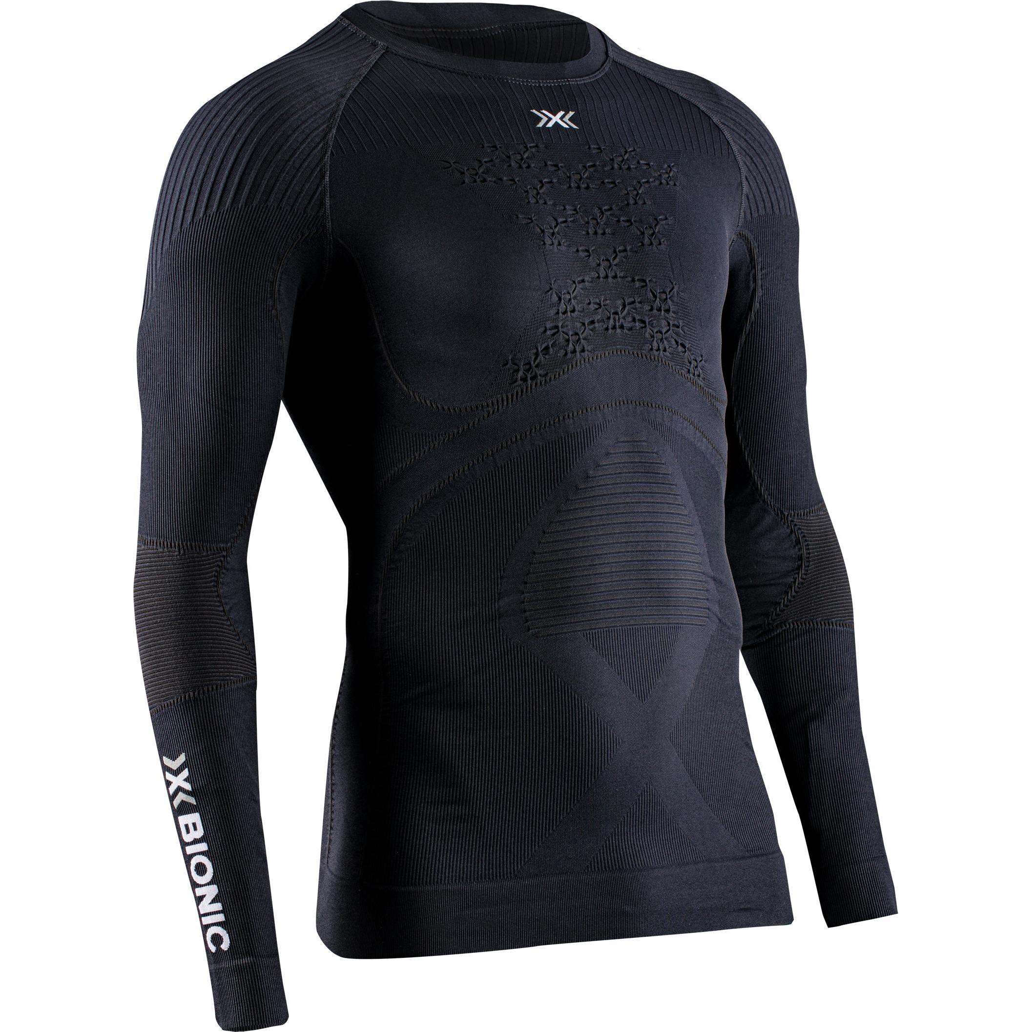 X-Bionic, Uomini, Maglia funzionale, Camicia da uomo Energy Accumulator 4.0 LG SL (XL), Nero, XL