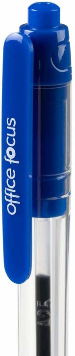 Image du produit Office focus Kugelschreiber Focus 1 mm Mine, Blau, 12 (Bleu, 12x)