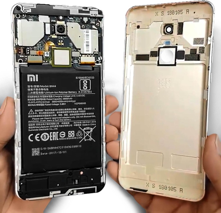 Actual product image Xiaomi Redmi Note 5 / 5 Plus battery - BN44 replacement battery - 3900 mAh