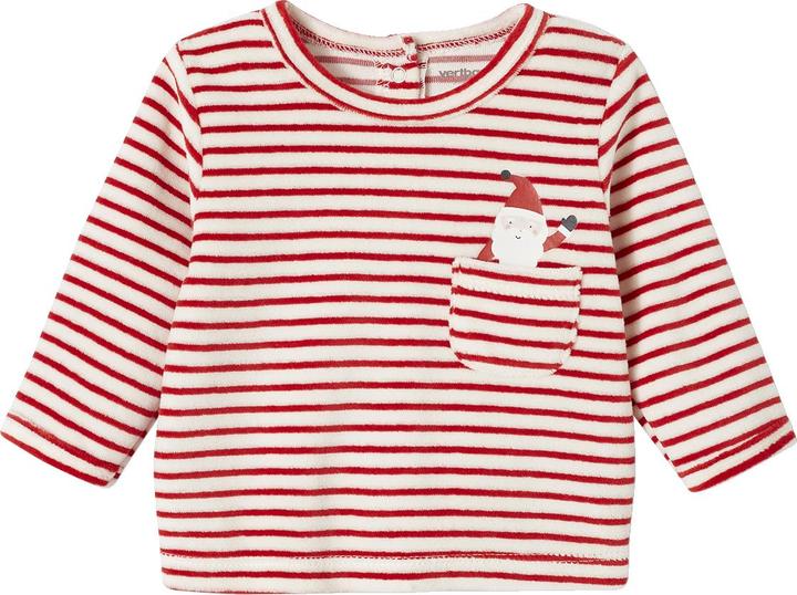 Actual product image Vertbaudet Christmas velvet baby pyjamas (Winter, Autumn)