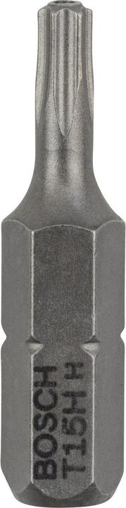 Actual product image Bosch Professional Zubehör T15H Security Torx® Screwdriver Bit Extra Hard (Hexagon socket TX, Hexagonal)