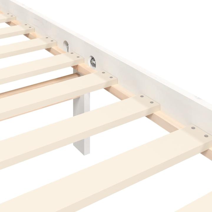 Image du produit VidaXL Massivholzbett mit Kopfteil 4FT6 Double (135 x 190 cm)