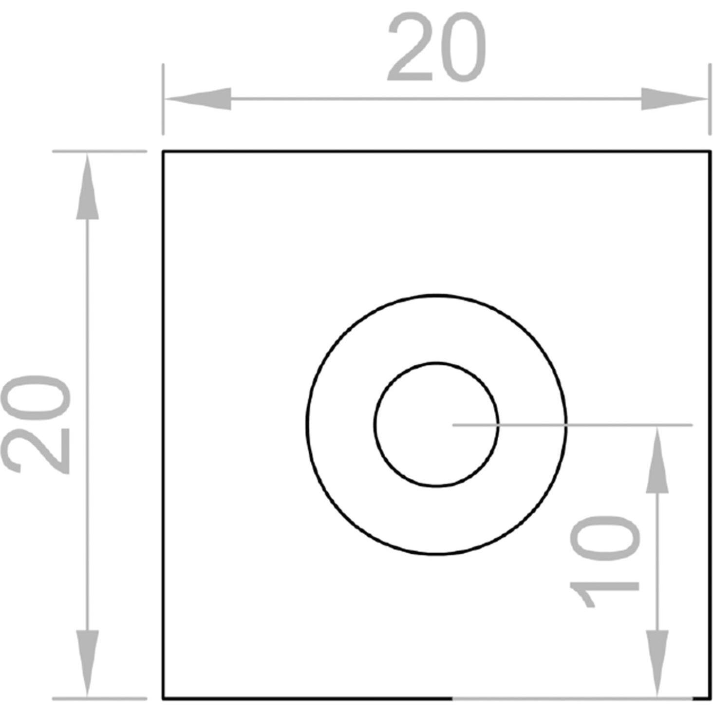 Thumbnail - Supermagnete, Magnet, Quadermagnet 20x20x4mm, Haftkraft 7,5 kg (1 x)