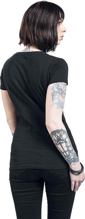 Produktbild Black Premium T-Shirt mit Rabenprint (M)