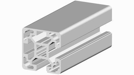 Produktbild RS PRO Alu Strebenprofil 40 x 40, 2-fach Nut 10mm, Länge 3m
