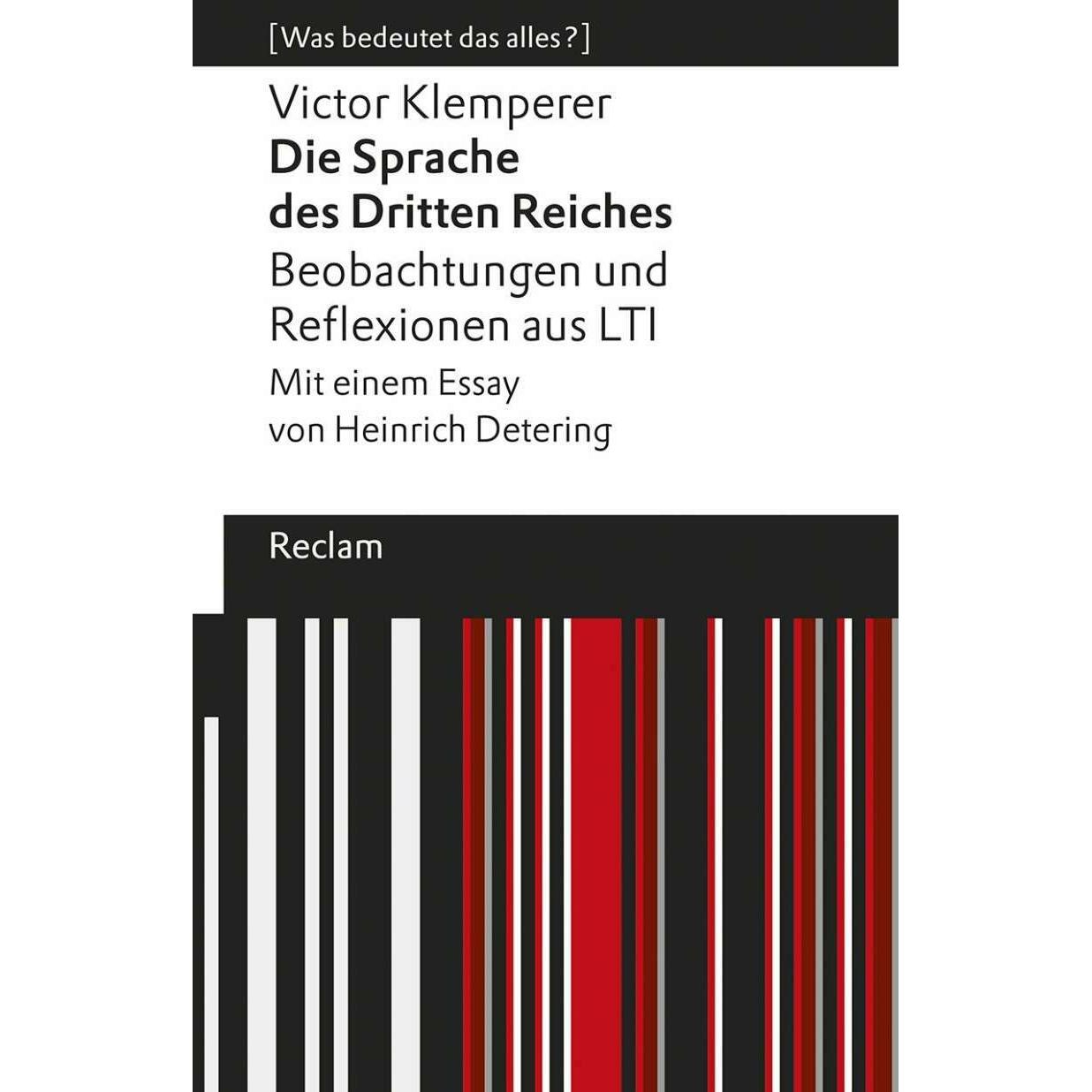Die Sprache des Dritten Reiches. Beobachtungen und Reflexionen aus LTI, Sachbücher von Arthur E. Powell, Victor Klempere...