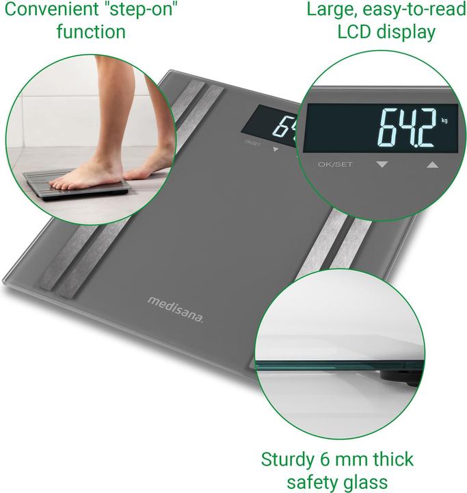 Produktbild Medisana BS 476 Körperanalysewaage (180 kg)